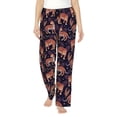thumbnail image 1 of Balery Leopard Print print Women's Pajama Pants,Ultra Lightweight Pjs,Lounge Pant-Large, 1 of 9