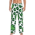 thumbnail image 1 of Balery Leopard print St. Patrick's Day print Men's Pajama Pants,Ultra Lightweight Pjs,Lounge Pant-XX-Large, 1 of 9