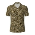 thumbnail image 1 of Balery Leopard2 Printed Men’s Short Sleeve Polo Shirt, Midweight Men's Shirt,Golf Polo shirts -XX-Large, 1 of 9