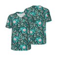 thumbnail image 1 of Balery Lephants in the Jungle Baseball Jersey for Men Casual Button Down Shirts Short Sleeve Active Team Sports Uniform-Small, 1 of 9