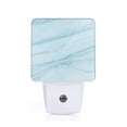 thumbnail image 1 of Balery Light Blue Marble Pattern LED Night Light with Automatic Sensor Plug in Night Light with Dusk-to-Dawn Light Sensor LED Nightlight 0.5W-US, 1 of 7
