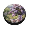 thumbnail image 1 of Balery Lilacs Teapot Scenic Painting Tire Covers - Tough Tire Wheel Protector for Truck, SUV, Trailer, Camper, RV -14 inch, 1 of 8