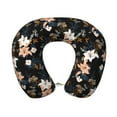 thumbnail image 1 of Balery Lilies Flowers Neck Pillow for Traveling, Upgraded Travel Neck Pillow for Airplane 100% Pure Memory Foam Travel Pillow for Flight Headrest Sleep, 1 of 8
