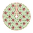 thumbnail image 1 of Balery Lilies Flowers Printed Christmas Tree Skirt , Merry Christmas Party Christmas Tree Decoration,Adjustable Tree Skirt-36", 1 of 8