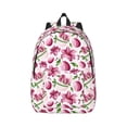 thumbnail image 1 of Balery Lilies Flowers Vintage Canvas Backpack for Men and Women - Large Capacity, Durable Travel Laptop Bag for School, Work, Hiking, and Outdoor Activities, 1 of 7