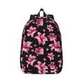 thumbnail image 1 of Balery Lilies Flowers Vintage Canvas Backpack for Men and Women - Large Capacity, Durable Travel Laptop Bag for School, Work, Hiking, and Outdoor Activities, 1 of 7