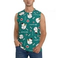 thumbnail image 1 of Balery Love Dog Men's Sleeveless Muscle Shirts Workout Tank Top, Moisture Wicking, Odor Protection-, 1 of 8
