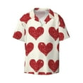 thumbnail image 1 of Balery Love Men's Casual Button Down Shirt Short Sleeve Textured Summer Cuban Beach Shirts-Small, 1 of 7