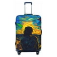 thumbnail image 1 of Balery Luggage Cover Abstract Starry Sky Print Suitcase Covers for Luggage Elastic Washable Suitcase Protector Fits 18-32 Inch Luggage-Large, 1 of 9