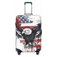 thumbnail image 1 of Balery Luggage Cover American Flag Eagle Art Print Suitcase Covers for Luggage Elastic Washable Suitcase Protector Fits 18-32 Inch Luggage-X-Large, 1 of 9