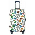 thumbnail image 1 of Balery Luggage Cover Art Of Livings Print Suitcase Covers for Luggage Elastic Washable Suitcase Protector Fits 18-32 Inch Luggage-Large, 1 of 9