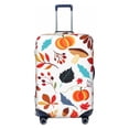thumbnail image 1 of Balery Luggage Cover Autumn Pumpkins Fall Leaves Print Suitcase Covers for Luggage Elastic Washable Suitcase Protector Fits 18-32 Inch Luggage-X-Large, 1 of 9