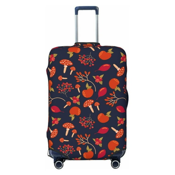 Balery Luggage Cover Autumnal Forest Print Suitcase Covers for Luggage Elastic Washable Suitcase Protector Fits 18-32 Inch Luggage-Large