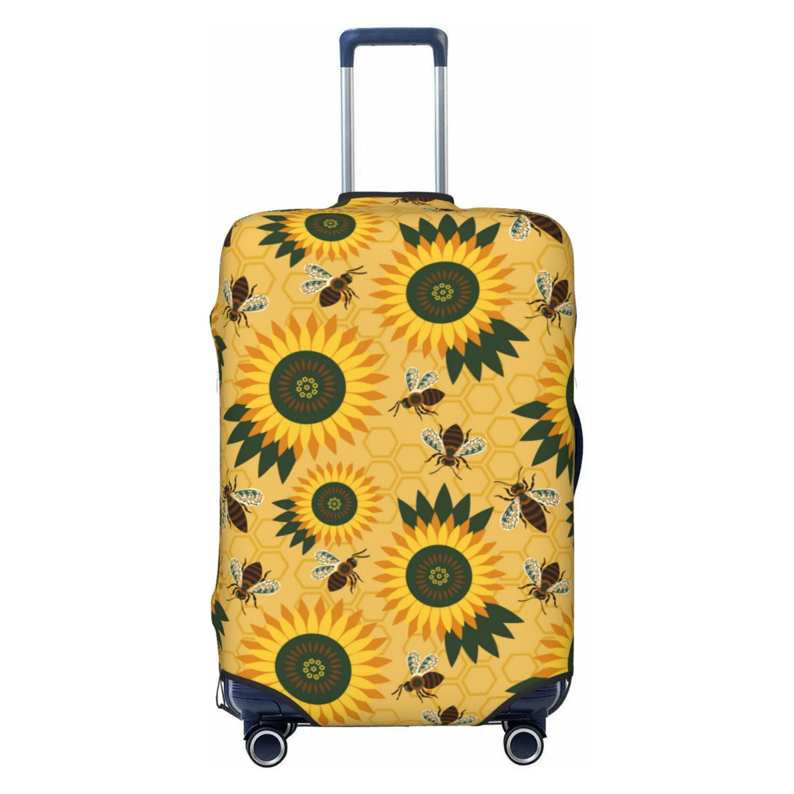 Sun Moon Print Pattern Luggage Cover Protector