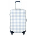 thumbnail image 1 of Balery Luggage Cover Blue Checkboard Print Suitcase Covers for Luggage Elastic Washable Suitcase Protector Fits 18-32 Inch Luggage-Small, 1 of 9