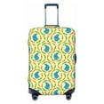 thumbnail image 1 of Balery Luggage Cover Blue Rabbit Print Suitcase Covers for Luggage Elastic Washable Suitcase Protector Fits 18-32 Inch Luggage-Small, 1 of 9