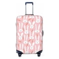 thumbnail image 1 of Balery Luggage Cover Cute Rabbit Carrot Print Suitcase Covers for Luggage Elastic Washable Suitcase Protector Fits 18-32 Inch Luggage-Small, 1 of 9
