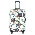 thumbnail image 1 of Balery Luggage Cover Dinosaur on Excavator2 Print Suitcase Covers for Luggage Elastic Washable Suitcase Protector Fits 18-32 Inch Luggage-X-Large, 1 of 9