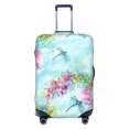 thumbnail image 1 of Balery Luggage Cover Dragonfly Floral Print Suitcase Covers for Luggage Elastic Washable Suitcase Protector Fits 18-32 Inch Luggage-Large, 1 of 9