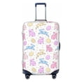 thumbnail image 1 of Balery Luggage Cover Easter Colorful Rabbit Print Suitcase Covers for Luggage Elastic Washable Suitcase Protector Fits 18-32 Inch Luggage-Small, 1 of 9