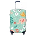 thumbnail image 1 of Balery Luggage Cover Elephant and Flowers Print Suitcase Covers for Luggage Elastic Washable Suitcase Protector Fits 18-32 Inch Luggage-Large, 1 of 9