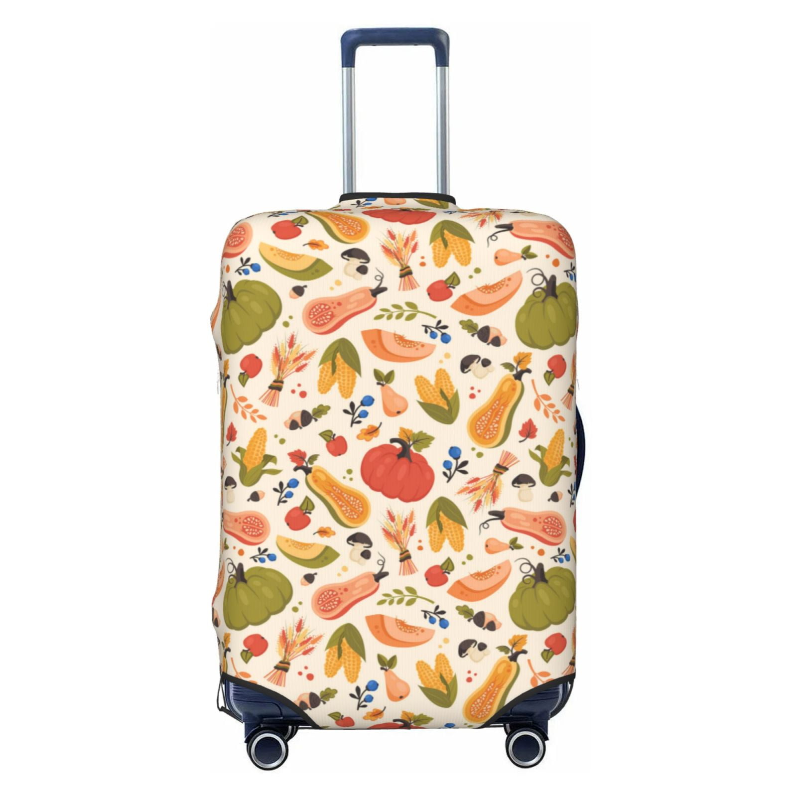 Nutcracker Yellow Pattern Print Luggage Cover Protector