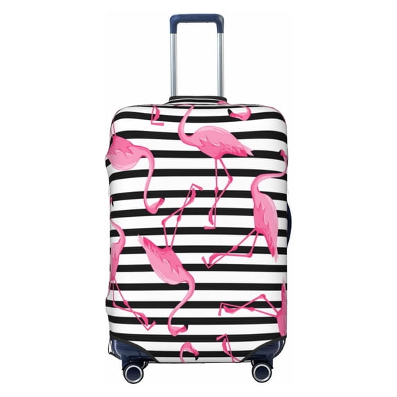 Balery Luggage Cover Flamingos Print Suitcase Covers for Luggage Elastic Washable Suitcase Protector Fits 18-32 Inch Luggage-Large