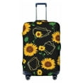 thumbnail image 1 of Balery Luggage Cover Flower (2) Print Suitcase Covers for Luggage Elastic Washable Suitcase Protector Fits 18-32 Inch Luggage-Large, 1 of 9