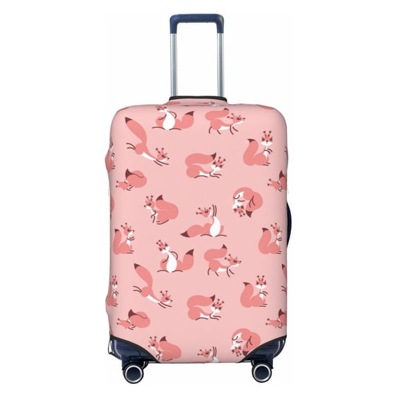 Balery Luggage Cover Fox Print Suitcase Covers for Luggage Elastic Washable Suitcase Protector Fits 18-32 Inch Luggage-Large