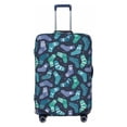 thumbnail image 1 of Balery Luggage Cover Green Christmas Print Socks Print Suitcase Covers for Luggage Elastic Washable Suitcase Protector Fits 18-32 Inch Luggage-Small, 1 of 9