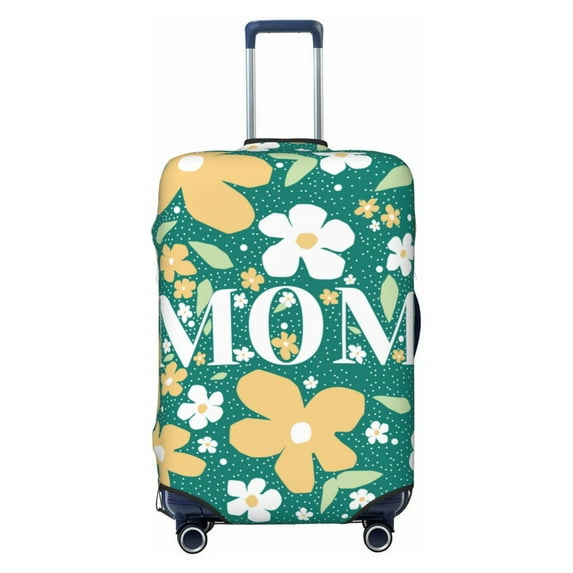 Balery Luggage Cover Happy Mother's Day1 Print Suitcase Covers for Luggage Elastic Washable Suitcase Protector Fits 18-32 Inch Luggage-X-Large