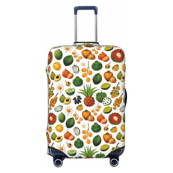 Balery Luggage Cover Lemon Fruits Vegetables Print Suitcase Covers for Luggage Elastic Washable Suitcase Protector Fits 18-32 Inch Luggage-Small