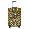 thumbnail image 1 of Balery Luggage Cover Mushroom Leaf Print Suitcase Covers for Luggage Elastic Washable Suitcase Protector Fits 18-32 Inch Luggage-Large, 1 of 9