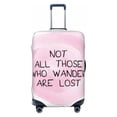 thumbnail image 1 of Balery Luggage Cover Not All Those Who Wander Are Lost Print Suitcase Covers for Luggage Elastic Washable Suitcase Protector Fits 18-32 Inch Luggage-, 1 of 9