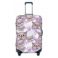 thumbnail image 1 of Balery Luggage Cover Owl And Floral Print Suitcase Covers for Luggage Elastic Washable Suitcase Protector Fits 18-32 Inch Luggage-X-Large, 1 of 9