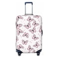 thumbnail image 1 of Balery Luggage Cover Pink Butterflies (2) Print Suitcase Covers for Luggage Elastic Washable Suitcase Protector Fits 18-32 Inch Luggage-Medium, 1 of 9