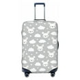 thumbnail image 1 of Balery Luggage Cover Rabbit And Cloud Print Suitcase Covers for Luggage Elastic Washable Suitcase Protector Fits 18-32 Inch Luggage-, 1 of 9