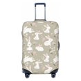 thumbnail image 1 of Balery Luggage Cover Rabbit And Flower Print Suitcase Covers for Luggage Elastic Washable Suitcase Protector Fits 18-32 Inch Luggage-Medium, 1 of 9