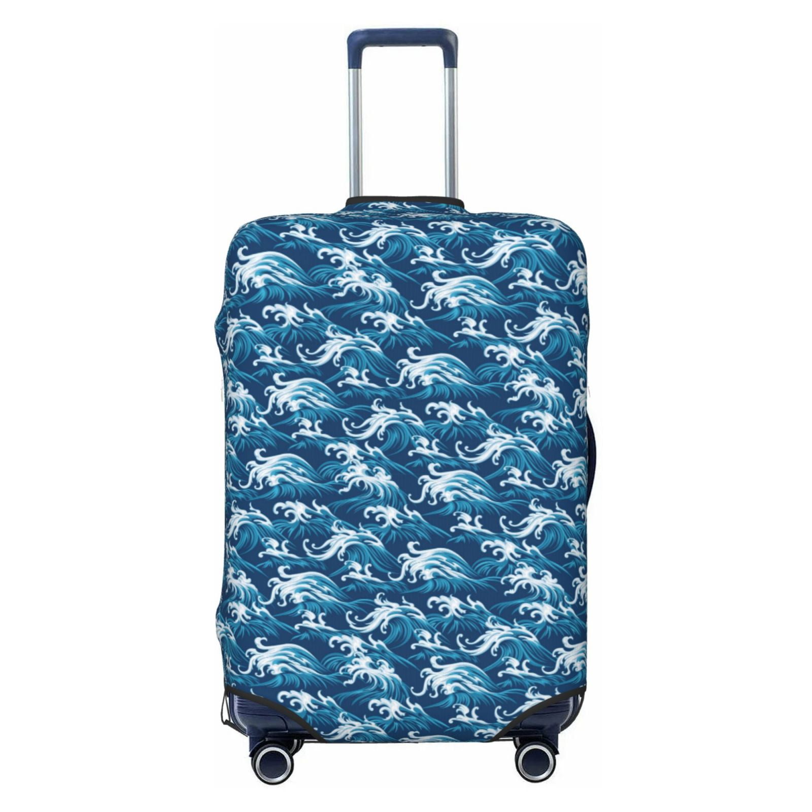 Mermaid Pattern Print Luggage Cover Protector main image 0
