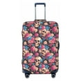 thumbnail image 1 of Balery Luggage Cover Skull Blue Flower Print Suitcase Covers for Luggage Elastic Washable Suitcase Protector Fits 18-32 Inch Luggage-X-Large, 1 of 9