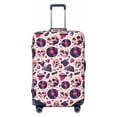 thumbnail image 1 of Balery Luggage Cover Skull lips record Guitar Print Suitcase Covers for Luggage Elastic Washable Suitcase Protector Fits 18-32 Inch Luggage-Medium, 1 of 9
