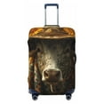 thumbnail image 1 of Balery Luggage Cover Sunflower Cowboy Hat Cow Print Suitcase Covers for Luggage Elastic Washable Suitcase Protector Fits 18-32 Inch Luggage-X-Large, 1 of 9
