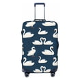 thumbnail image 1 of Balery Luggage Cover White Swam Print Suitcase Covers for Luggage Elastic Washable Suitcase Protector Fits 18-32 Inch Luggage-Medium, 1 of 9