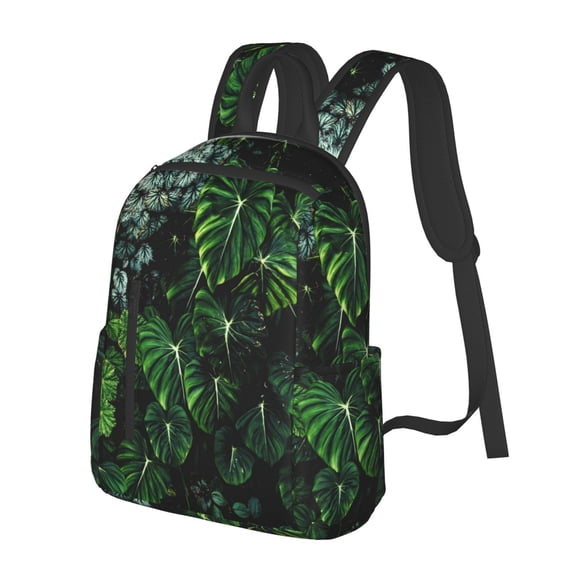 Balery Lush Foliage Green Plant Lightweight Backpack for Men and Women - Durable and Water-Resistant, Ideal for School, Work, Travel, and Everyday Use