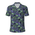 thumbnail image 1 of Balery Magic Toads in Hats Printed Men’s Short Sleeve Polo Shirt, Midweight Men's Shirt,Golf Polo shirts -Medium, 1 of 7