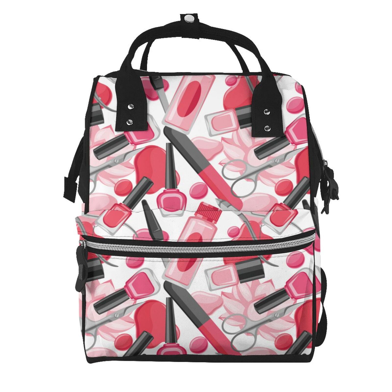 Balery Makeup Mummy Backpack Waterproof Twill Canvas, Large Capacity