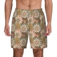 thumbnail image 1 of Balery Mandala Mens Swim Trunks Swim Shorts for Men Quick Dry Inseam Beach Shorts with Compression Liner Pocket-Medium, 1 of 9