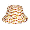 thumbnail image 1 of Balery Maple Leaf Sun Hats for Men Women Bucket Hat UPF 50+ Buckey Hat Boonie Hat Foldable UV Protection Hiking Beach Fishing Summer, 1 of 9