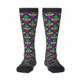 thumbnail image 1 of Balery Mardi Gras Carnival3 Fun Novelty Socks Men'S Women'S Crew Socks Funny Crazy Novelty Socks Quirky And Cool Socks, 1 of 9