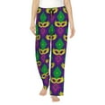 thumbnail image 1 of Balery Mardi Gras Carnival3 print Women's Pajama Pants,Ultra Lightweight Pjs,Lounge Pant-X-Large, 1 of 9